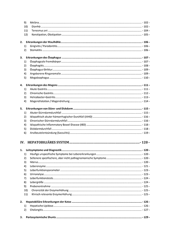 Innere Medizin Kleintier 
