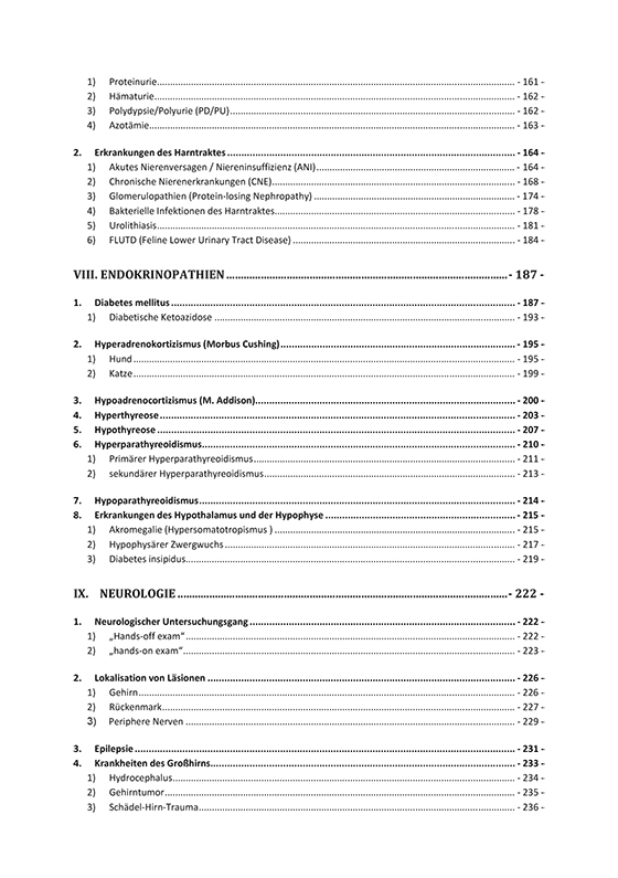 Innere Medizin Kleintier 