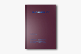 Abschlussarbeit Hardcover beere Umschlag mit Blau-Sleeking