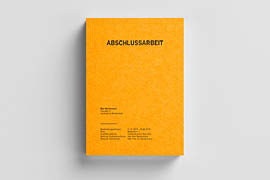 Abschlussarbeit Softcover (Wire-O) Aprikose