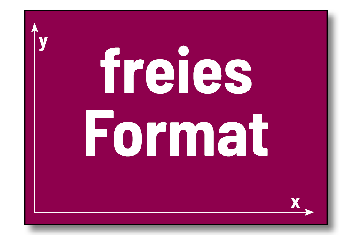 Poster freies Format