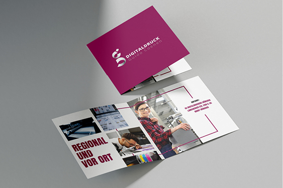 Falzflyer quadratisch