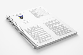 Skriptendruck mit mehreren Folien